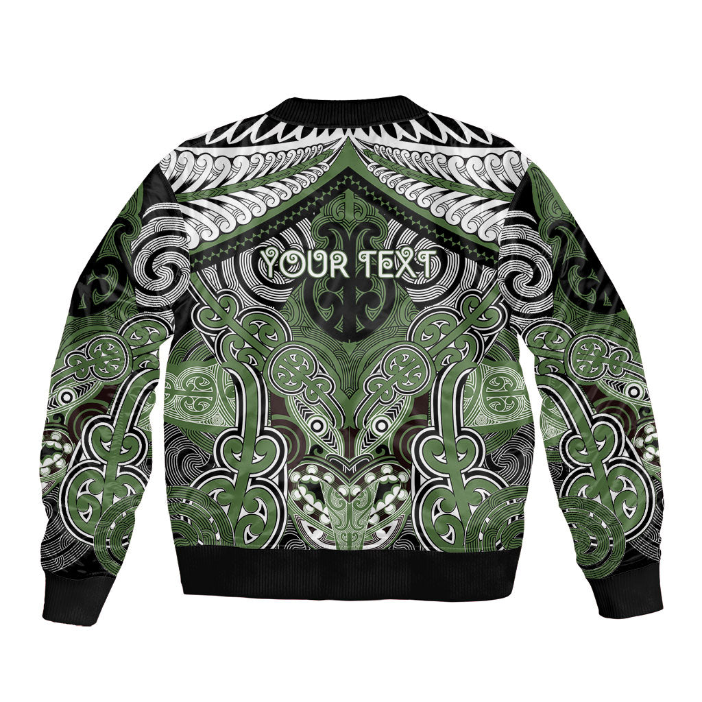 Aotearoa Iwi Ngati Awa Personalised Bomber Jacket Maori Kowhaiwhai Pattern
