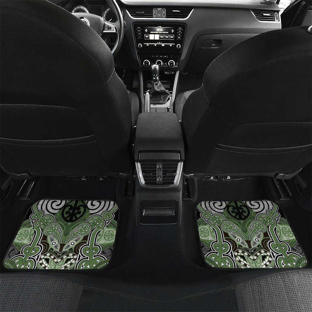 Aotearoa Iwi Ngati Awa Personalised Car Mats Maori Kowhaiwhai Pattern