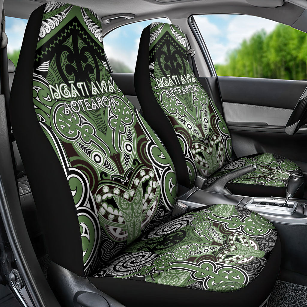 Aotearoa Iwi Ngati Awa Car Seat Cover Maori Kowhaiwhai Pattern