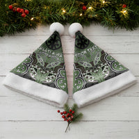Aotearoa Iwi Ngati Awa Personalised Christmas Santa Hat Maori Kowhaiwhai Pattern