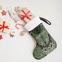 Aotearoa Iwi Ngati Awa Personalised Christmas Stocking Maori Kowhaiwhai Pattern