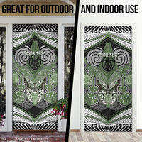 Aotearoa Iwi Ngati Awa Personalised Door Cover Maori Kowhaiwhai Pattern