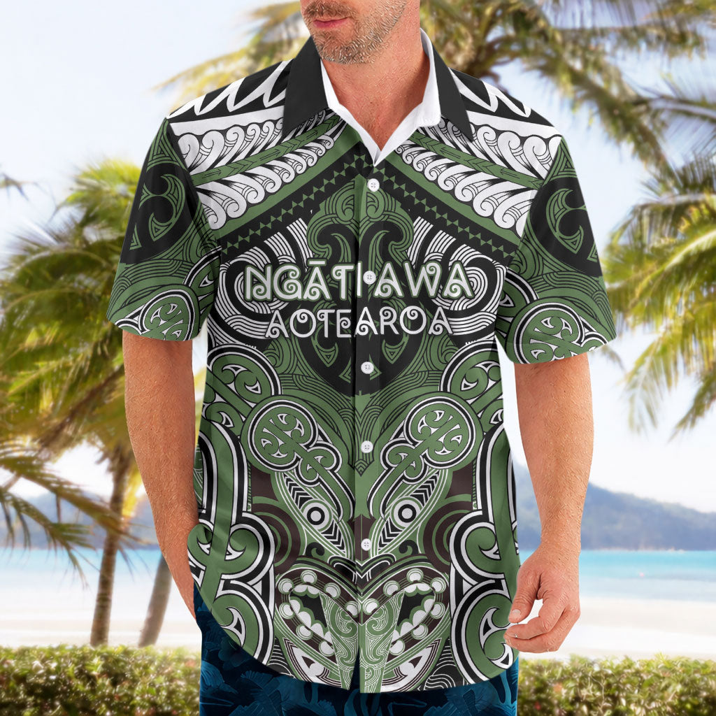 Aotearoa Iwi Ngati Awa Personalised Hawaiian Shirt Maori Kowhaiwhai Pattern