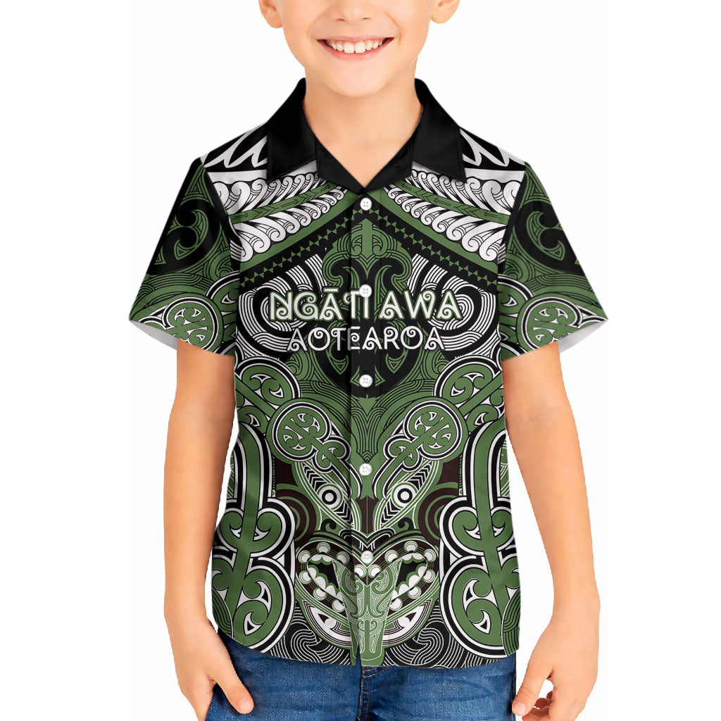 Aotearoa Iwi Ngati Awa Personalised Hawaiian Shirt Maori Kowhaiwhai Pattern