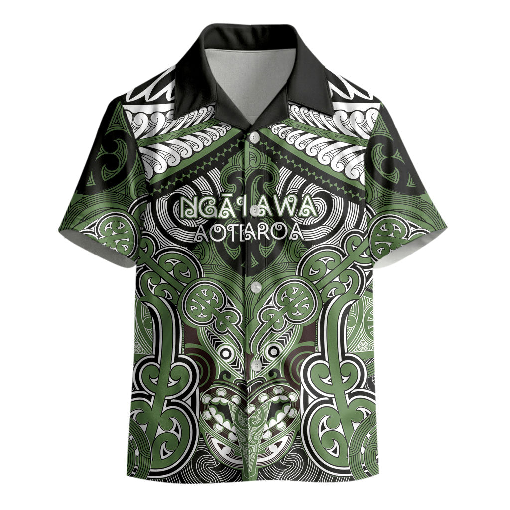 Aotearoa Iwi Ngati Awa Personalised Kid Hawaiian Shirt Maori Kowhaiwhai Pattern