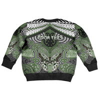 Aotearoa Iwi Ngati Awa Personalised Kid Ugly Christmas Sweater Maori Kowhaiwhai Pattern
