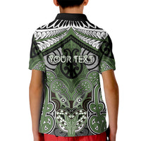 Aotearoa Iwi Ngati Awa Personalised Kid Polo Shirt Maori Kowhaiwhai Pattern