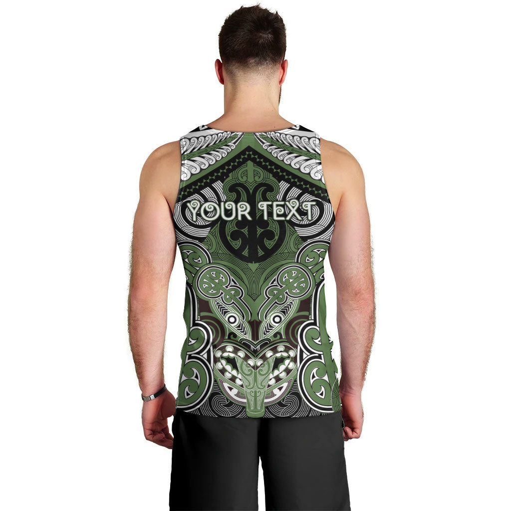 Aotearoa Iwi Ngati Awa Personalised Men Tank Top Maori Kowhaiwhai Pattern