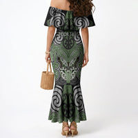 Aotearoa Iwi Ngati Awa Personalised Mermaid Dress Maori Kowhaiwhai Pattern