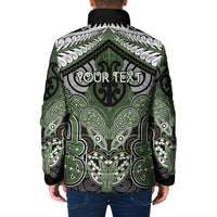 Aotearoa Iwi Ngati Awa Personalised Padded Jacket Maori Kowhaiwhai Pattern