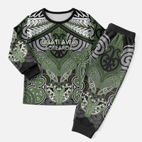 Aotearoa Iwi Ngati Awa Personalised Christmas Pajama Set Maori Kowhaiwhai Pattern