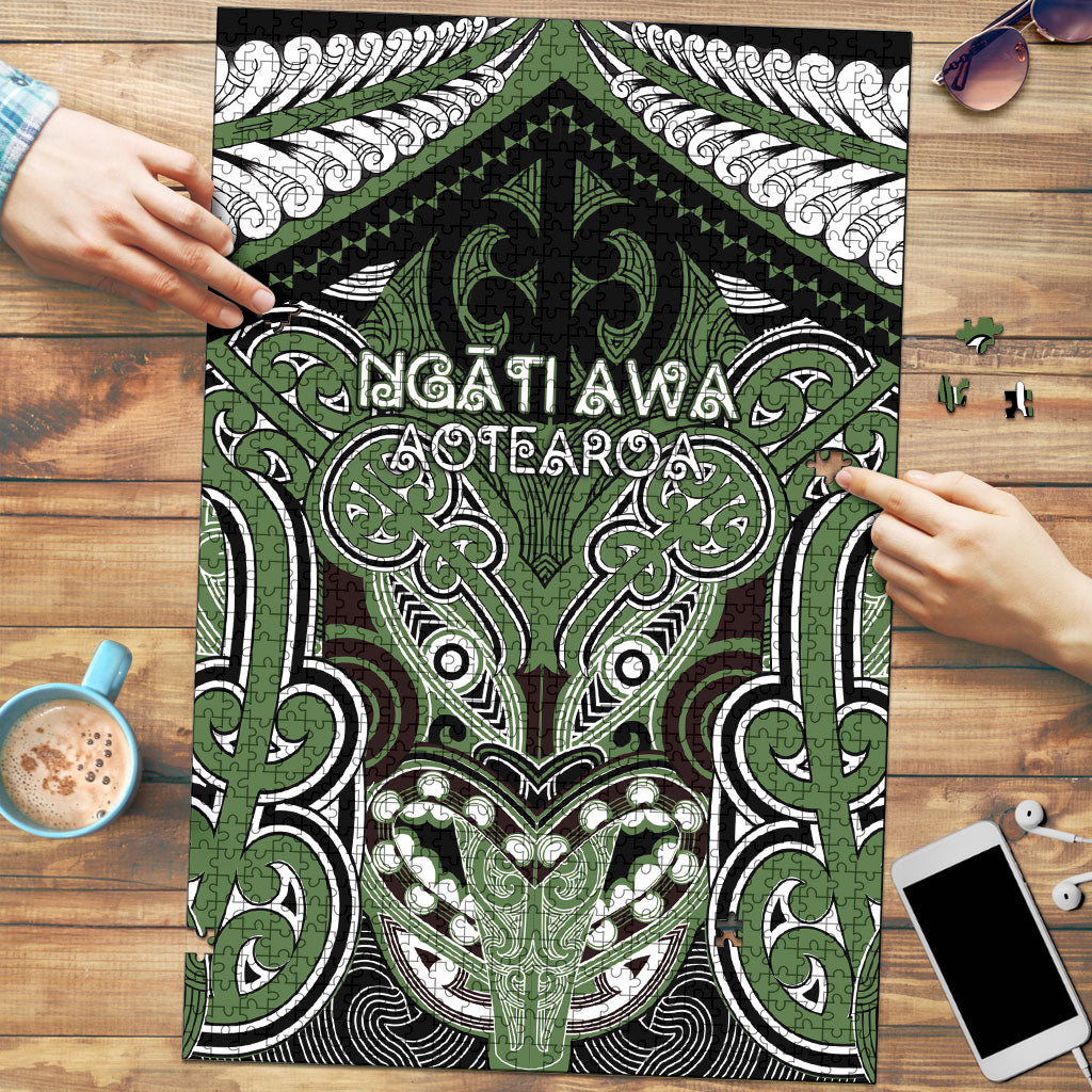Aotearoa Iwi Ngati Awa Puzzle Maori Kowhaiwhai Pattern