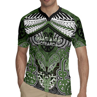 Aotearoa Iwi Ngati Awa Personalised Rugby Jersey Maori Kowhaiwhai Pattern