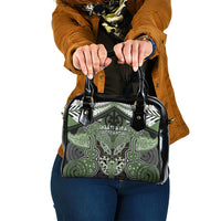 Aotearoa Iwi Ngati Awa Shoulder Handbag Maori Kowhaiwhai Pattern