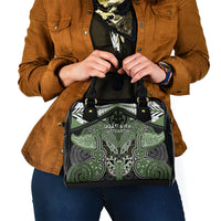 Aotearoa Iwi Ngati Awa Shoulder Handbag Maori Kowhaiwhai Pattern