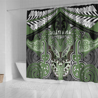 Aotearoa Iwi Ngati Awa Shower Curtain Maori Kowhaiwhai Pattern