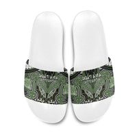 Aotearoa Iwi Ngati Awa Slide Sandals Maori Kowhaiwhai Pattern