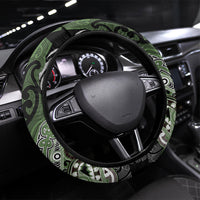 Aotearoa Iwi Ngati Awa Steering Wheel Cover Maori Kowhaiwhai Pattern