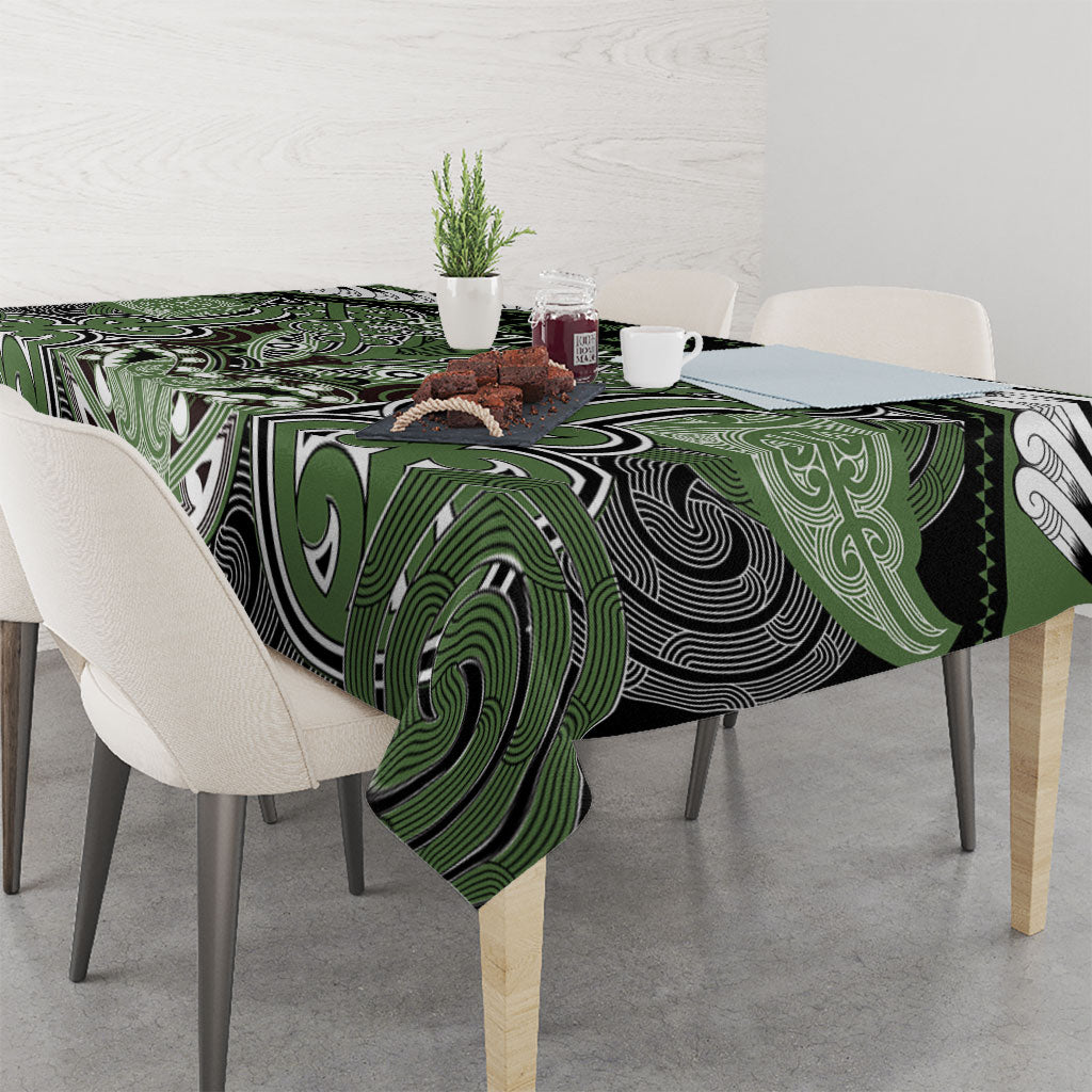 Aotearoa Iwi Ngati Awa Tablecloth Maori Kowhaiwhai Pattern