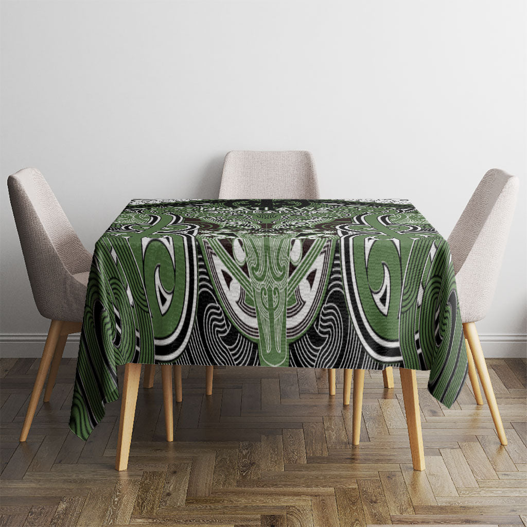 Aotearoa Iwi Ngati Awa Tablecloth Maori Kowhaiwhai Pattern