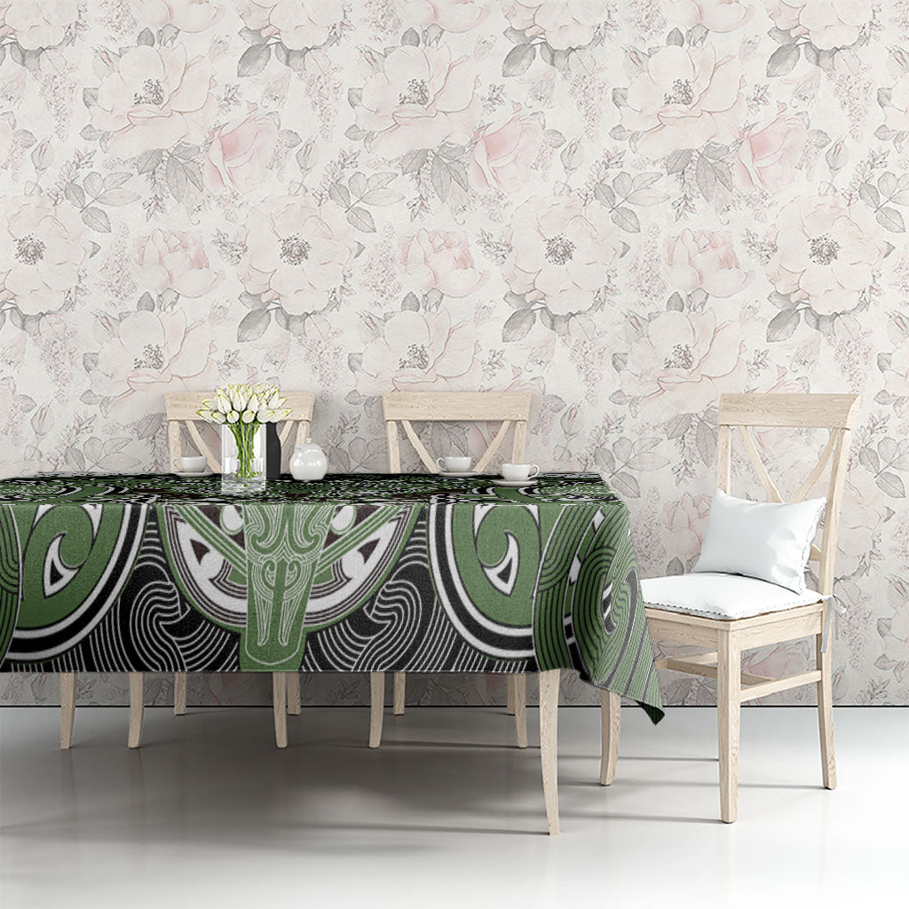Aotearoa Iwi Ngati Awa Tablecloth Maori Kowhaiwhai Pattern