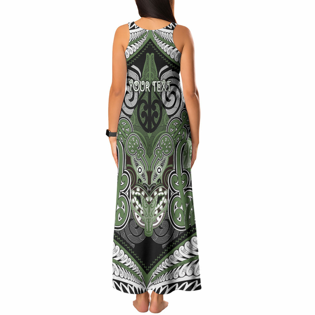 Aotearoa Iwi Ngati Awa Personalised Tank Maxi Dress Maori Kowhaiwhai Pattern