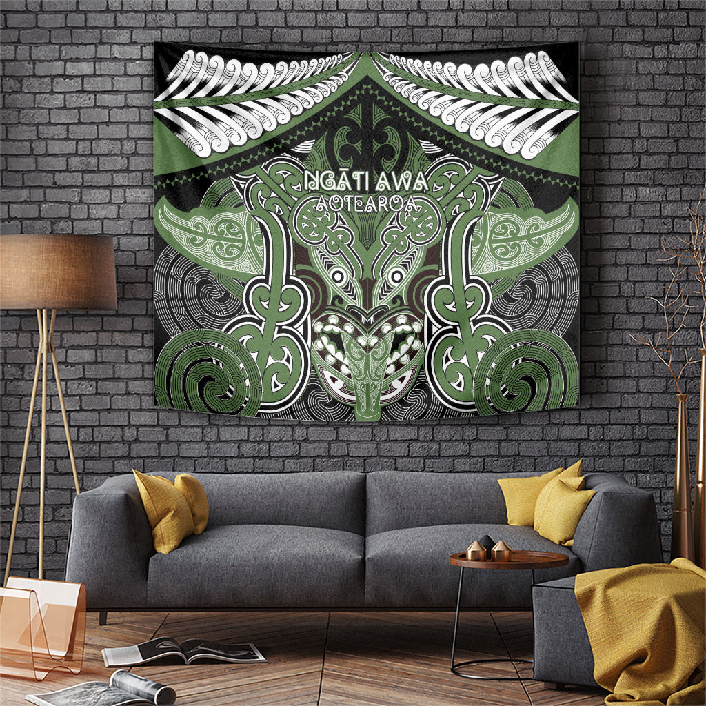 Aotearoa Iwi Ngati Awa Tapestry Maori Kowhaiwhai Pattern
