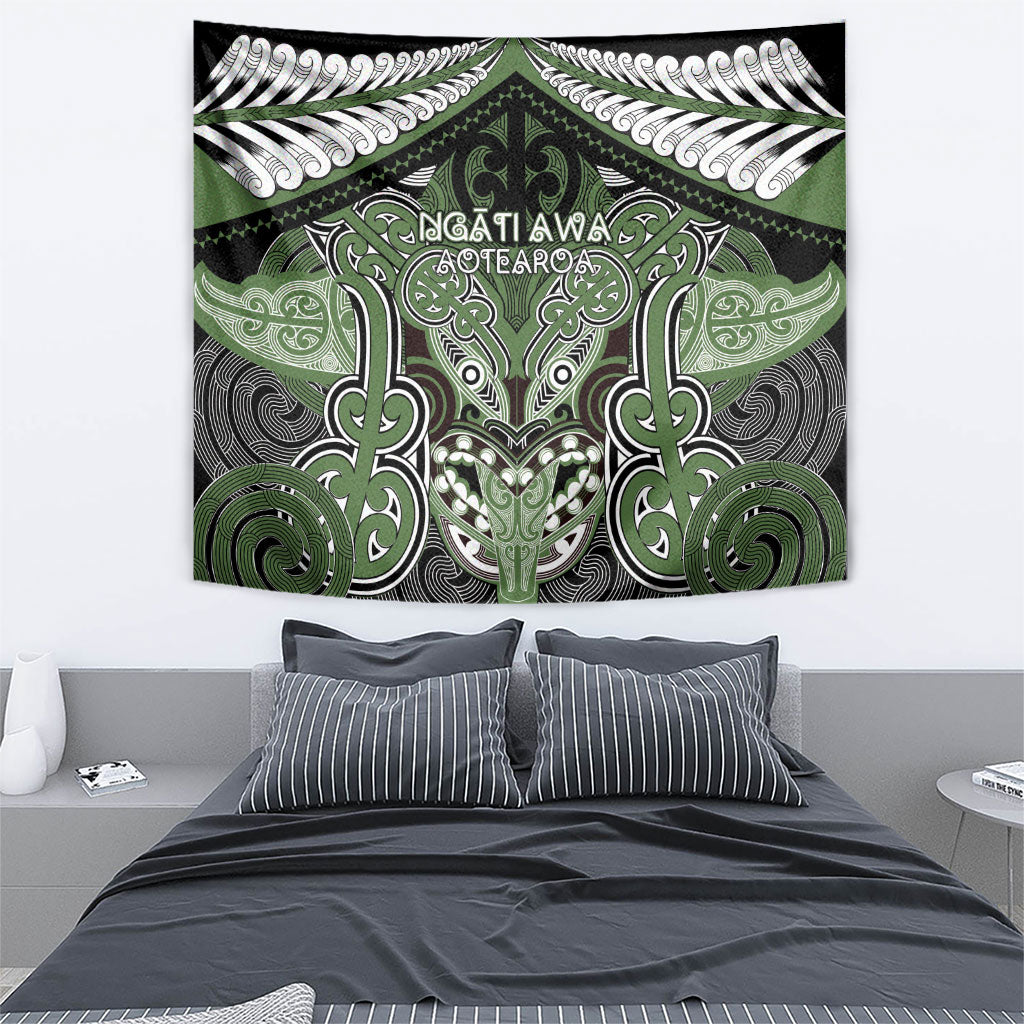 Aotearoa Iwi Ngati Awa Tapestry Maori Kowhaiwhai Pattern