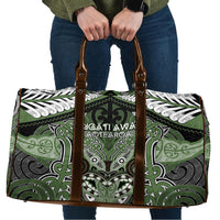 Aotearoa Iwi Ngati Awa Travel Bag Maori Kowhaiwhai Pattern