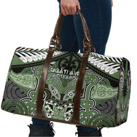 Aotearoa Iwi Ngati Awa Travel Bag Maori Kowhaiwhai Pattern