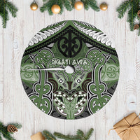 Aotearoa Iwi Ngati Awa Tree Skirt Maori Kowhaiwhai Pattern