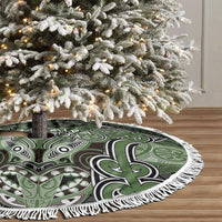 Aotearoa Iwi Ngati Awa Tree Skirt Maori Kowhaiwhai Pattern