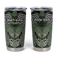 Aotearoa Iwi Ngati Awa Personalised Tumbler Cup Maori Kowhaiwhai Pattern