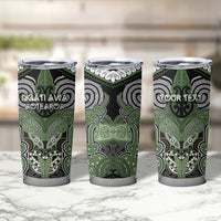 Aotearoa Iwi Ngati Awa Personalised Tumbler Cup Maori Kowhaiwhai Pattern