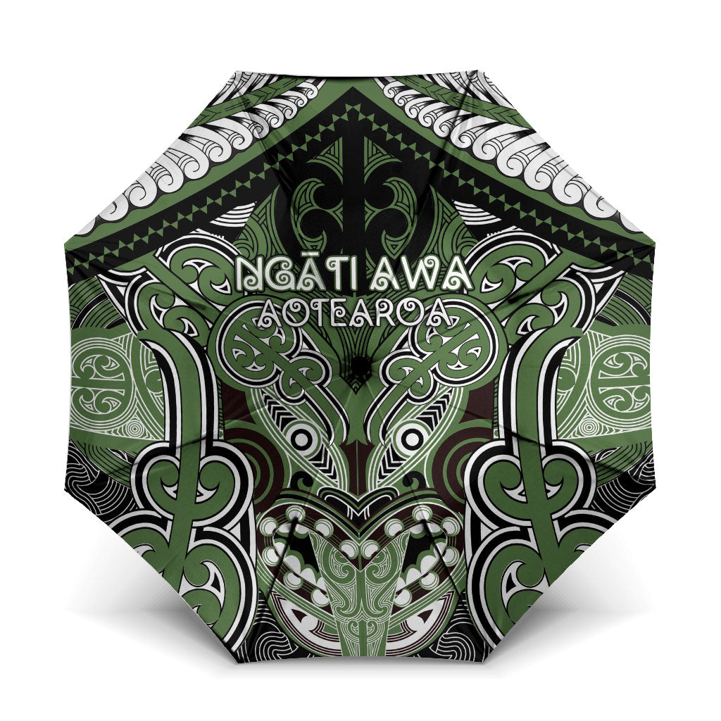 Aotearoa Iwi Ngati Awa Umbrella Maori Kowhaiwhai Pattern