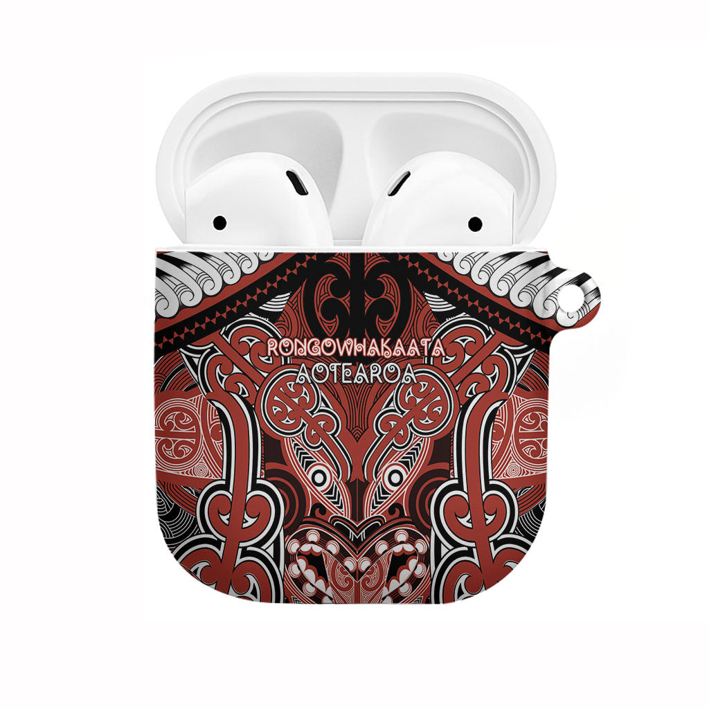 Aotearoa Iwi Rongowhakaata AirPods Case Maori Kowhaiwhai Pattern