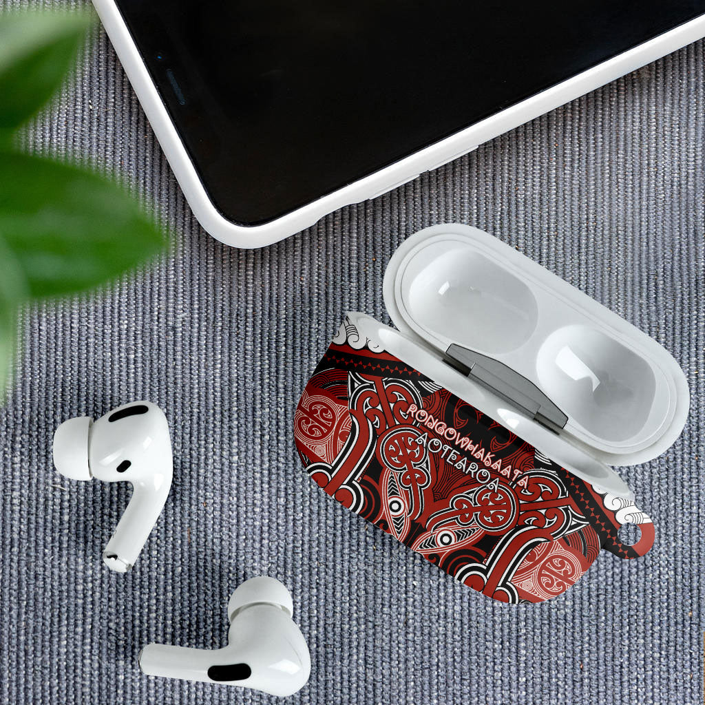 Aotearoa Iwi Rongowhakaata AirPods Case Maori Kowhaiwhai Pattern