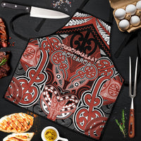 Aotearoa Iwi Rongowhakaata Apron Maori Kowhaiwhai Pattern