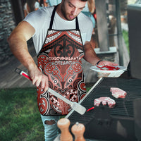 Aotearoa Iwi Rongowhakaata Apron Maori Kowhaiwhai Pattern