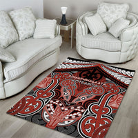 Aotearoa Iwi Rongowhakaata Area Rug Maori Kowhaiwhai Pattern