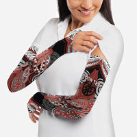Aotearoa Iwi Rongowhakaata Personalised Arm Sleeves Maori Kowhaiwhai Pattern