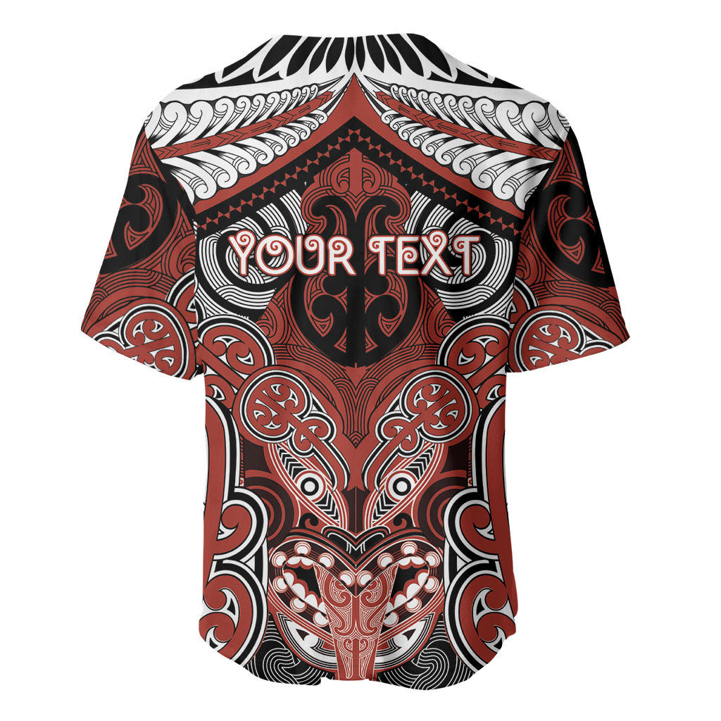 Aotearoa Iwi Rongowhakaata Personalised Baseball Jersey Maori Kowhaiwhai Pattern