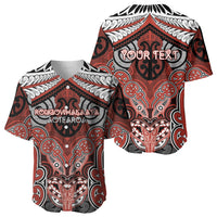 Aotearoa Iwi Rongowhakaata Personalised Baseball Jersey Maori Kowhaiwhai Pattern