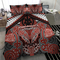 Aotearoa Iwi Rongowhakaata Bedding Set Maori Kowhaiwhai Pattern