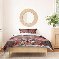 Aotearoa Iwi Rongowhakaata Bedding Set Maori Kowhaiwhai Pattern