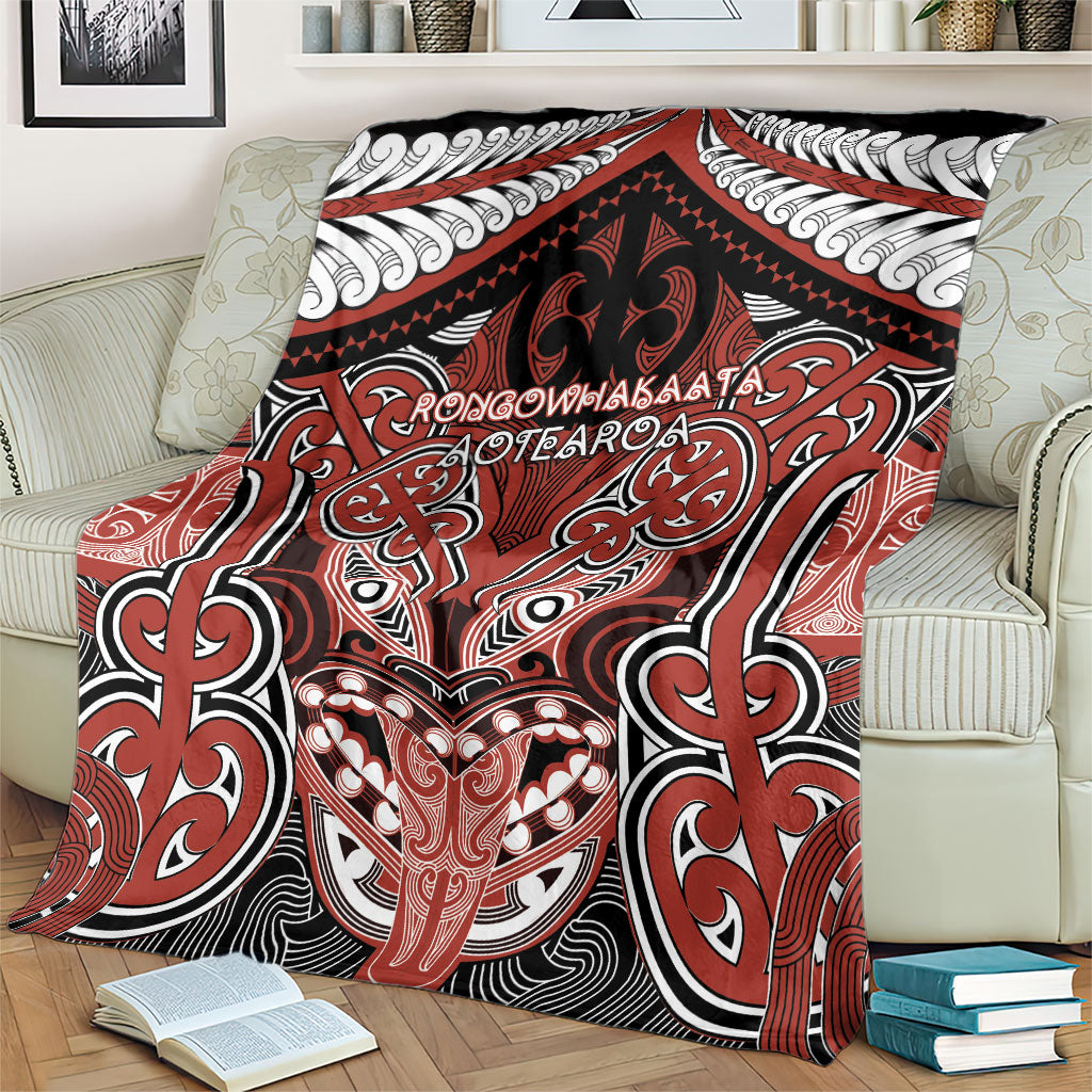 Aotearoa Iwi Rongowhakaata Blanket Maori Kowhaiwhai Pattern