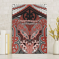 Aotearoa Iwi Rongowhakaata Canvas Wall Art Maori Kowhaiwhai Pattern