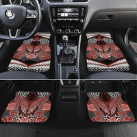 Aotearoa Iwi Rongowhakaata Personalised Car Mats Maori Kowhaiwhai Pattern
