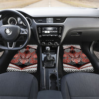 Aotearoa Iwi Rongowhakaata Personalised Car Mats Maori Kowhaiwhai Pattern