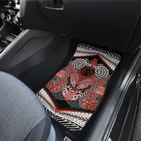 Aotearoa Iwi Rongowhakaata Personalised Car Mats Maori Kowhaiwhai Pattern